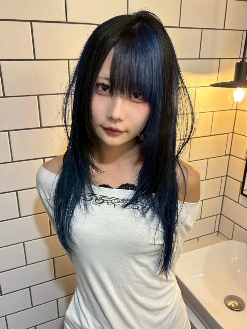 カラー ヘアカラー 竹川 りょうのヘアスタイル