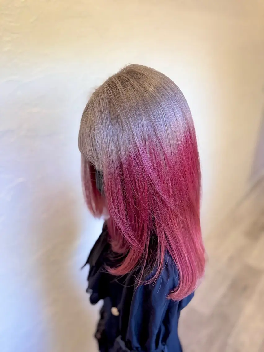 セミロング カラー カット ヘアカラー トリートメント 👾TAMURA MAAYA👾のヘアスタイル
