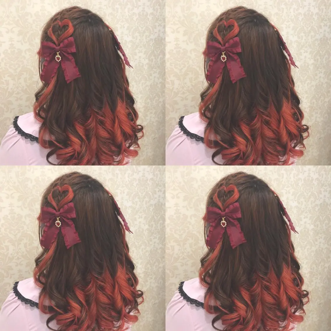 ロング ヘアアレンジ ハーフアップ ヘアセット 🌷MAYU 🌷のヘアスタイル