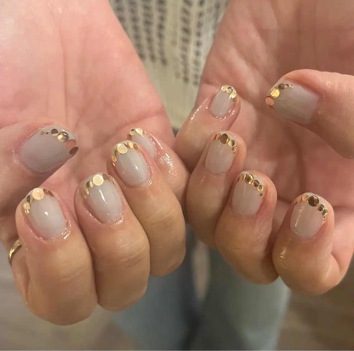 ネイル フレンチネイル ハルカ (AT.1011)のネイルデザイン