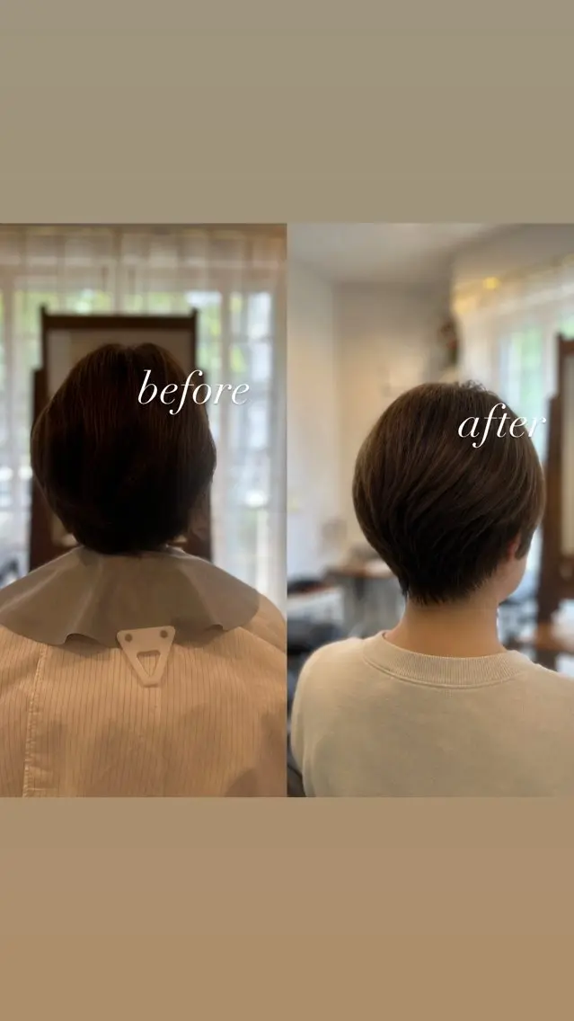 ショート ショートレイヤー レイヤーカット ショートヘア uchida erikoのヘアスタイル