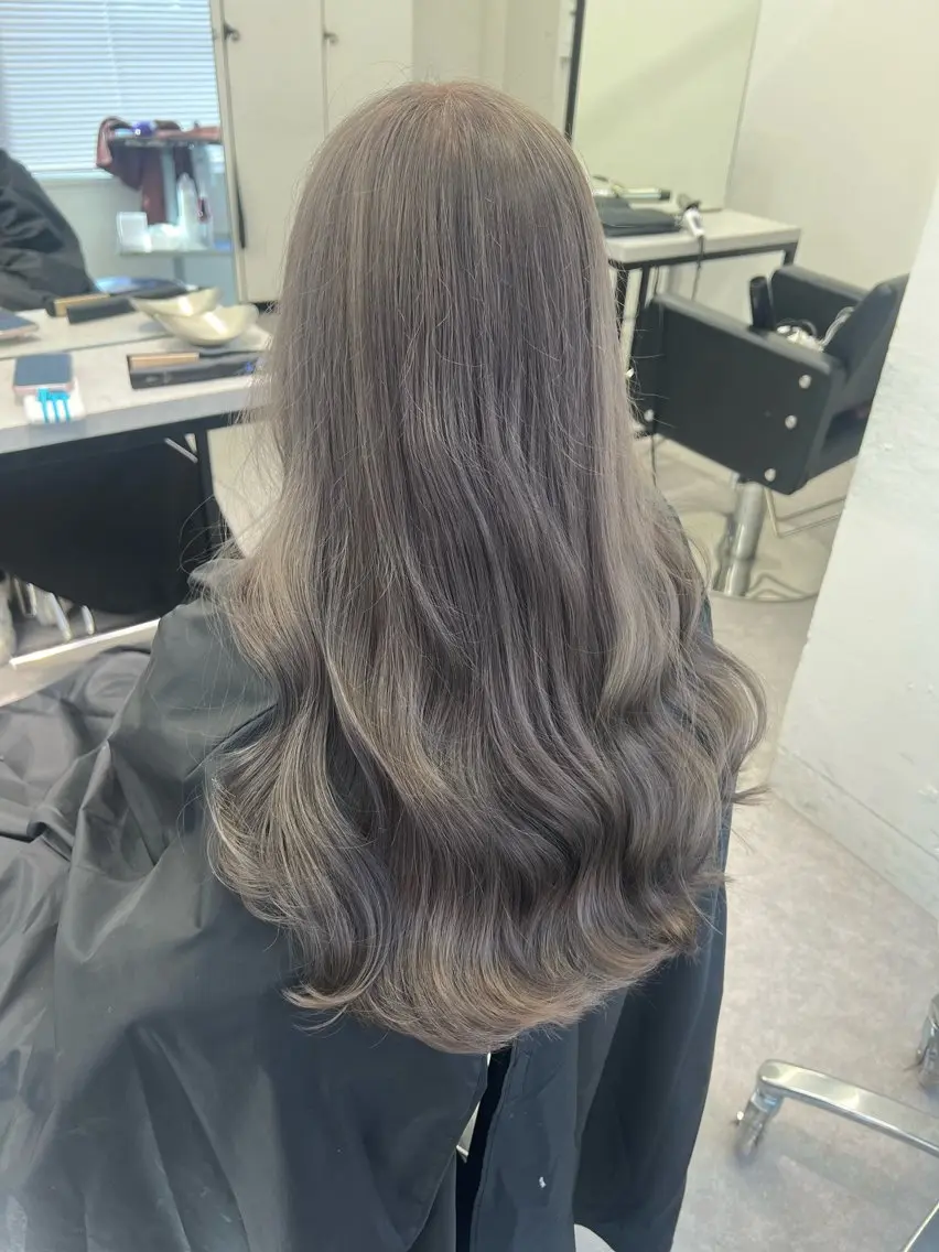 ロング カラー 💍モテる艶髪 透明感カラー💖のヘアスタイル