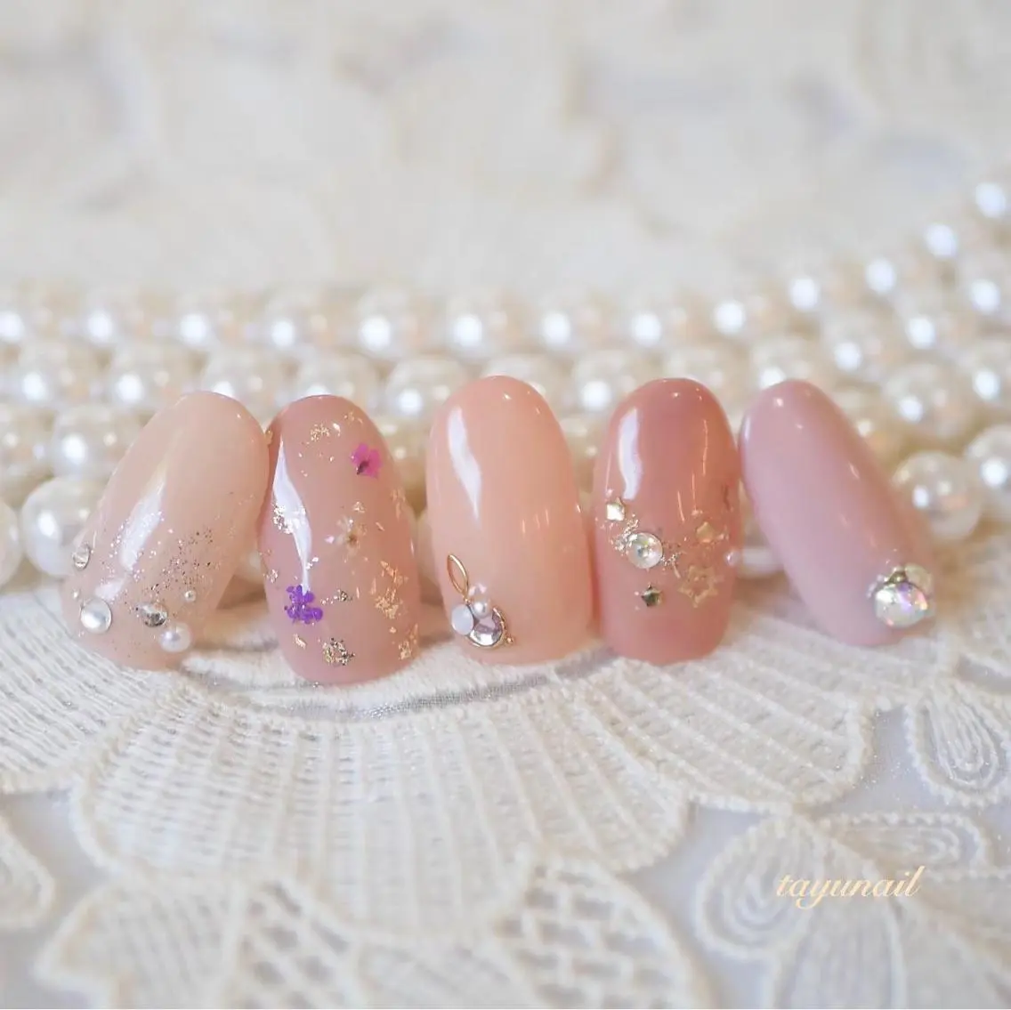 ネイル ジェルネイル ワンカラーネイル パラジェル ネイルサロン 【たゆnail】のネイルデザイン