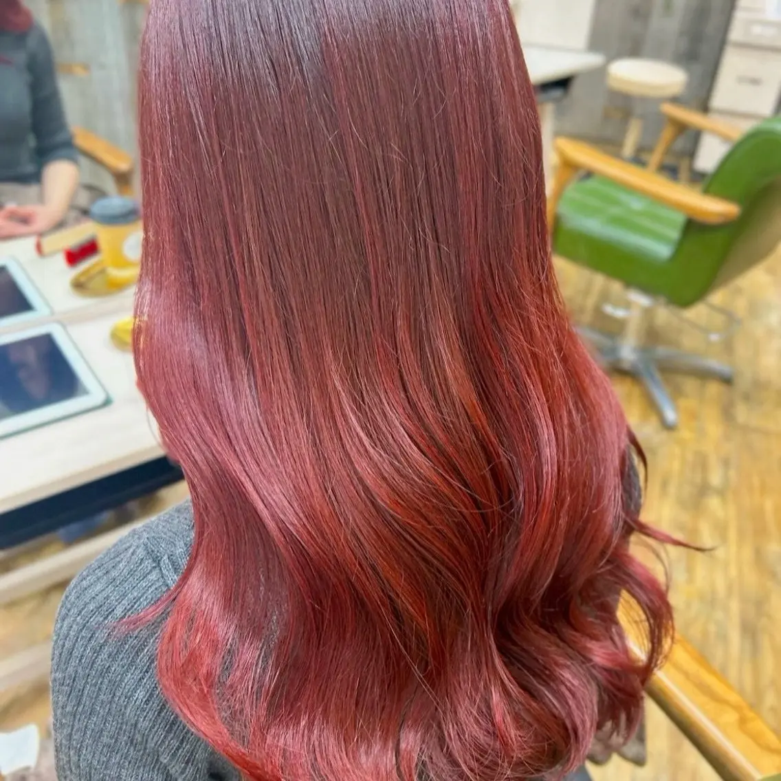 ロング カラー ヘアカラー ✨K+plus✨ みのり✨のヘアスタイル