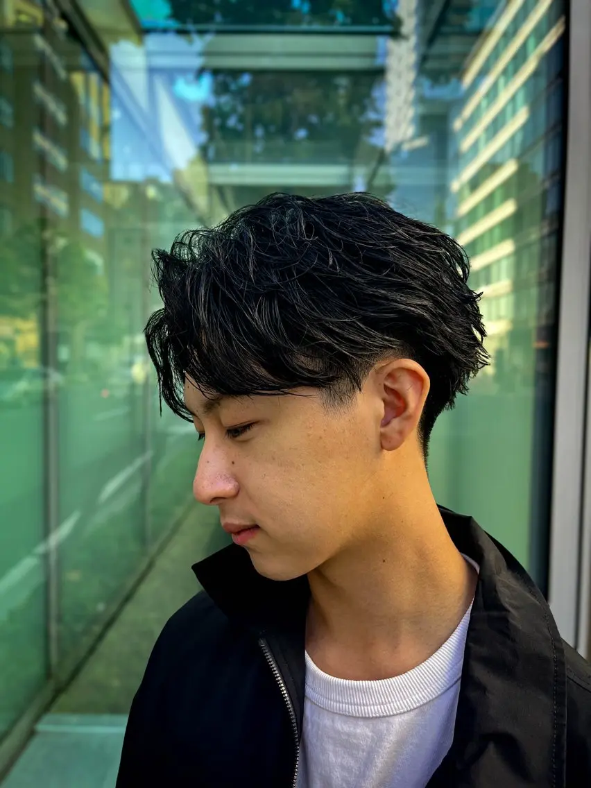 【メンズ限定】カット+フェザーパーマ🪶の写真