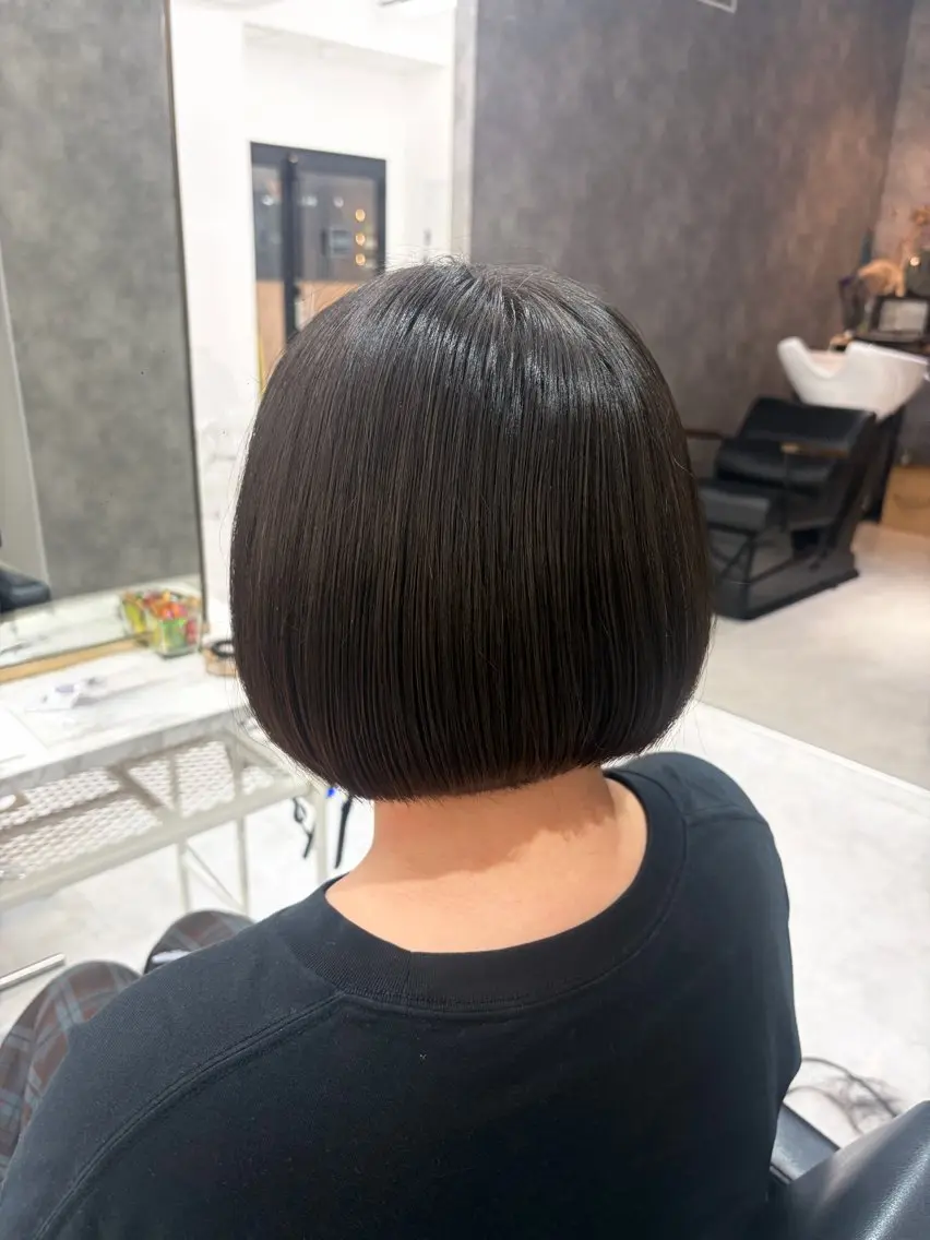 ショート 前下がりボブ ボブ 🎀推しカラー🎀 Harunaのヘアスタイル
