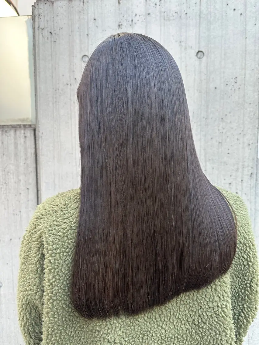 ロング パーマ ロング 縮毛矯正 カット 縮毛矯正 トリートメント MOE /Zina横浜2ndのヘアスタイル