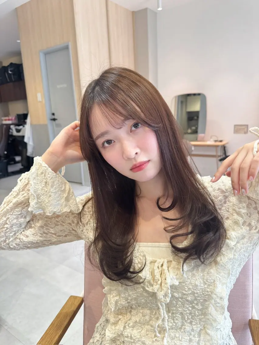 ロング カラー カット ヘアカラー トリートメント ✂️似合わせの魔術師 石田一樹✂️のヘアスタイル