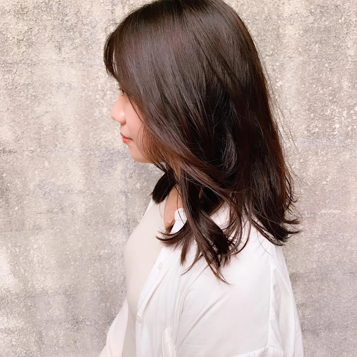 ミディアム カラー 中川 竜誠のヘアスタイル