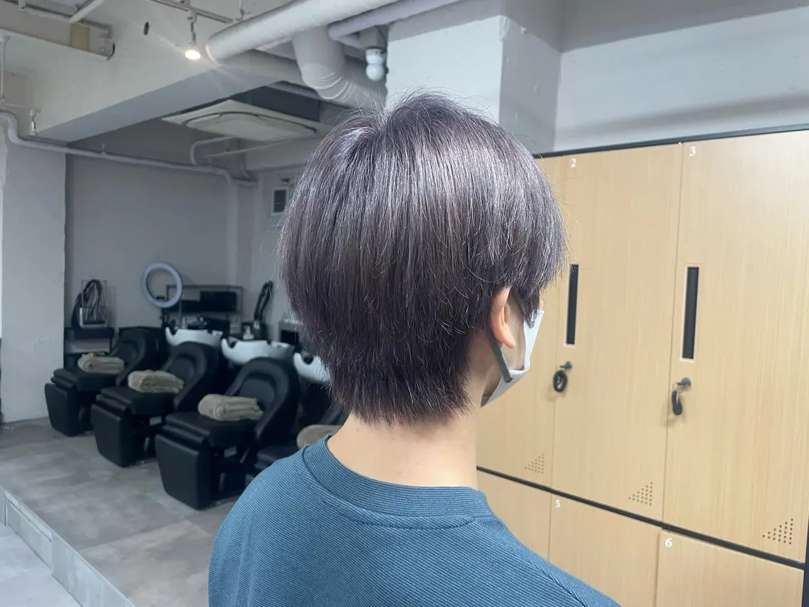 ショート ヘアカラー tokute 中野真咲🐺のヘアスタイル