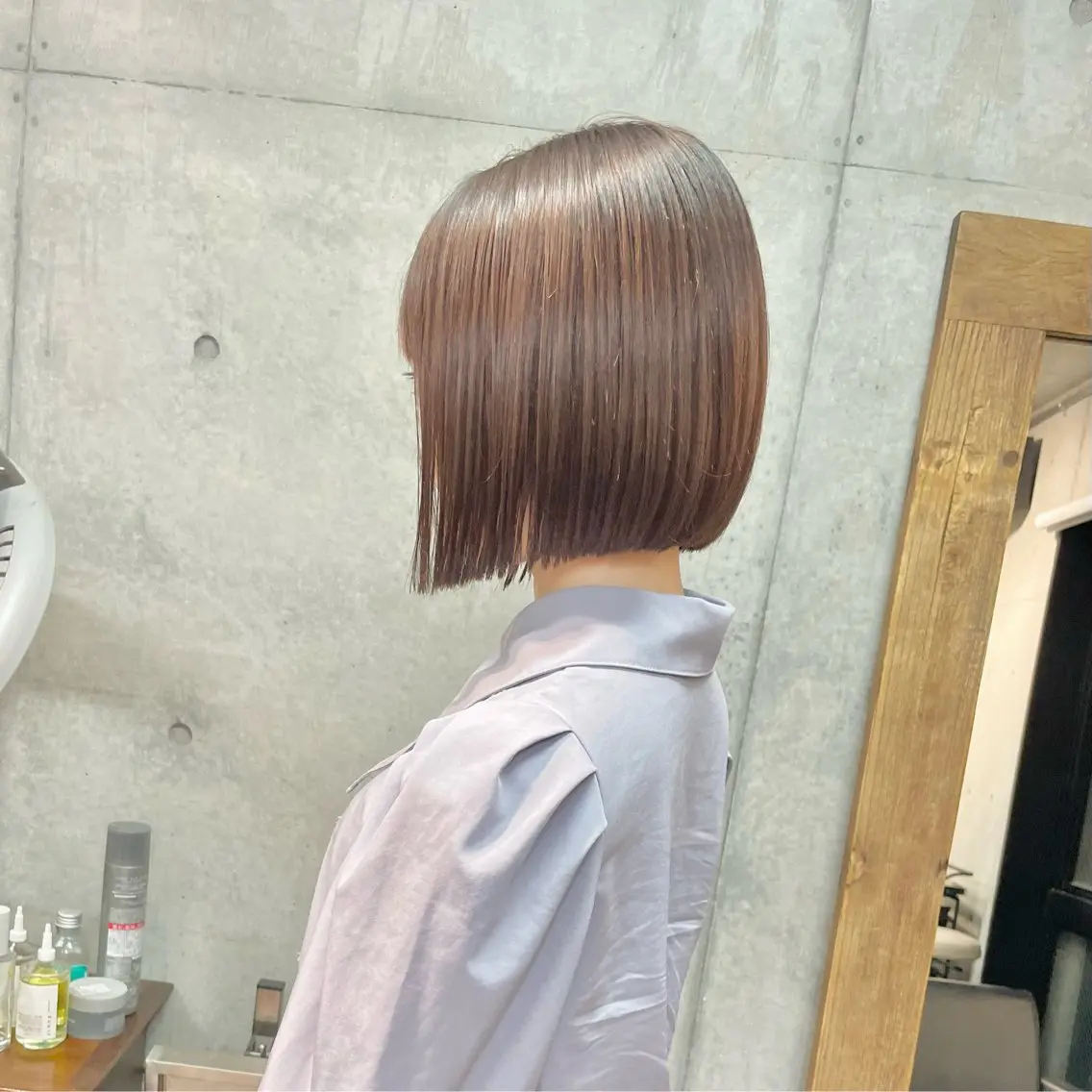 ショート パーマ 縮毛矯正 カット 縮毛矯正 トリートメント ショートボブ髪質改善 縮毛矯正のプロ山道潤のヘアスタイル