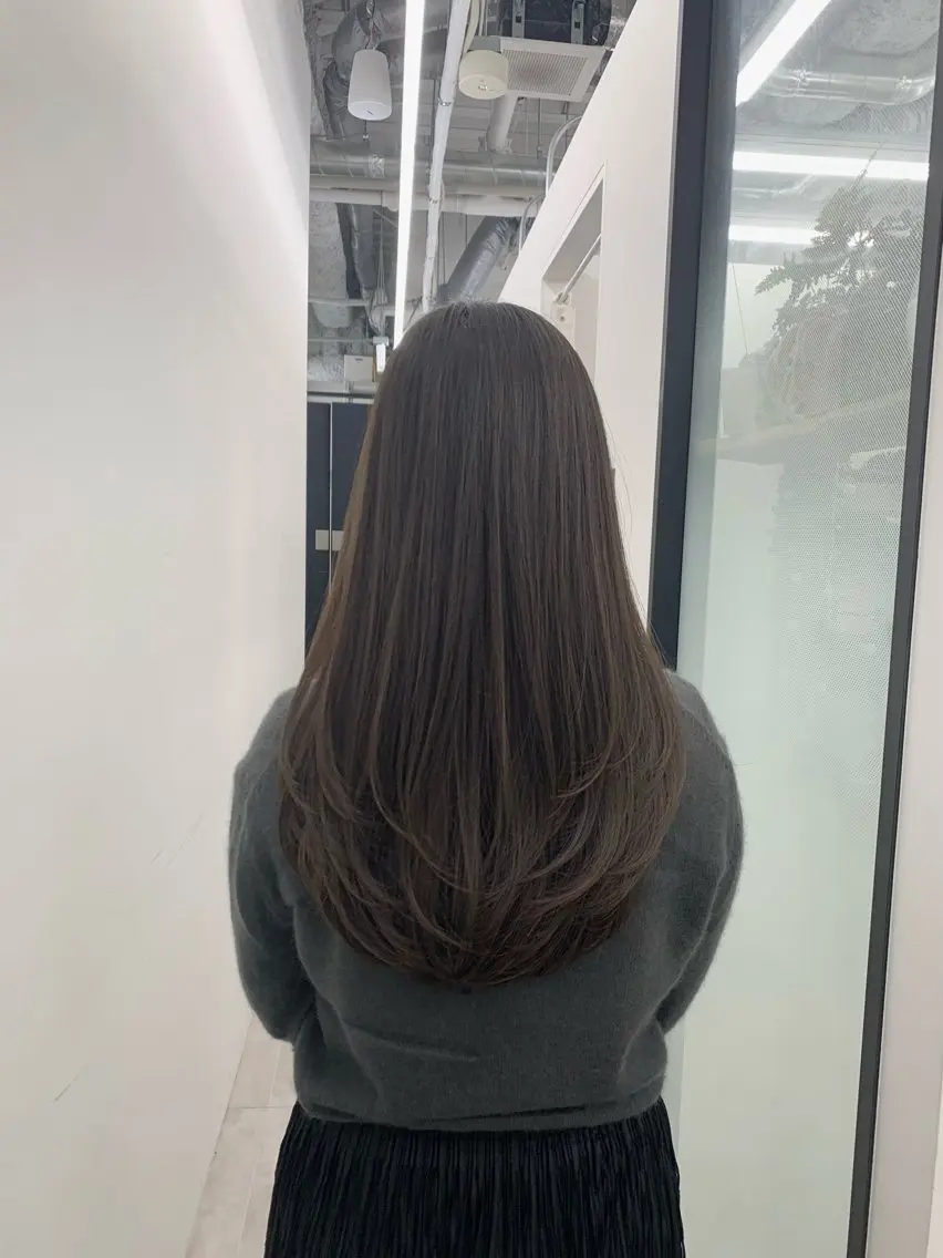 ロング レイヤーカット 似合わせカット カット ヘッドスパ 本格ヘッドスパ🌿 ×ヘア 佐藤のヘアスタイル