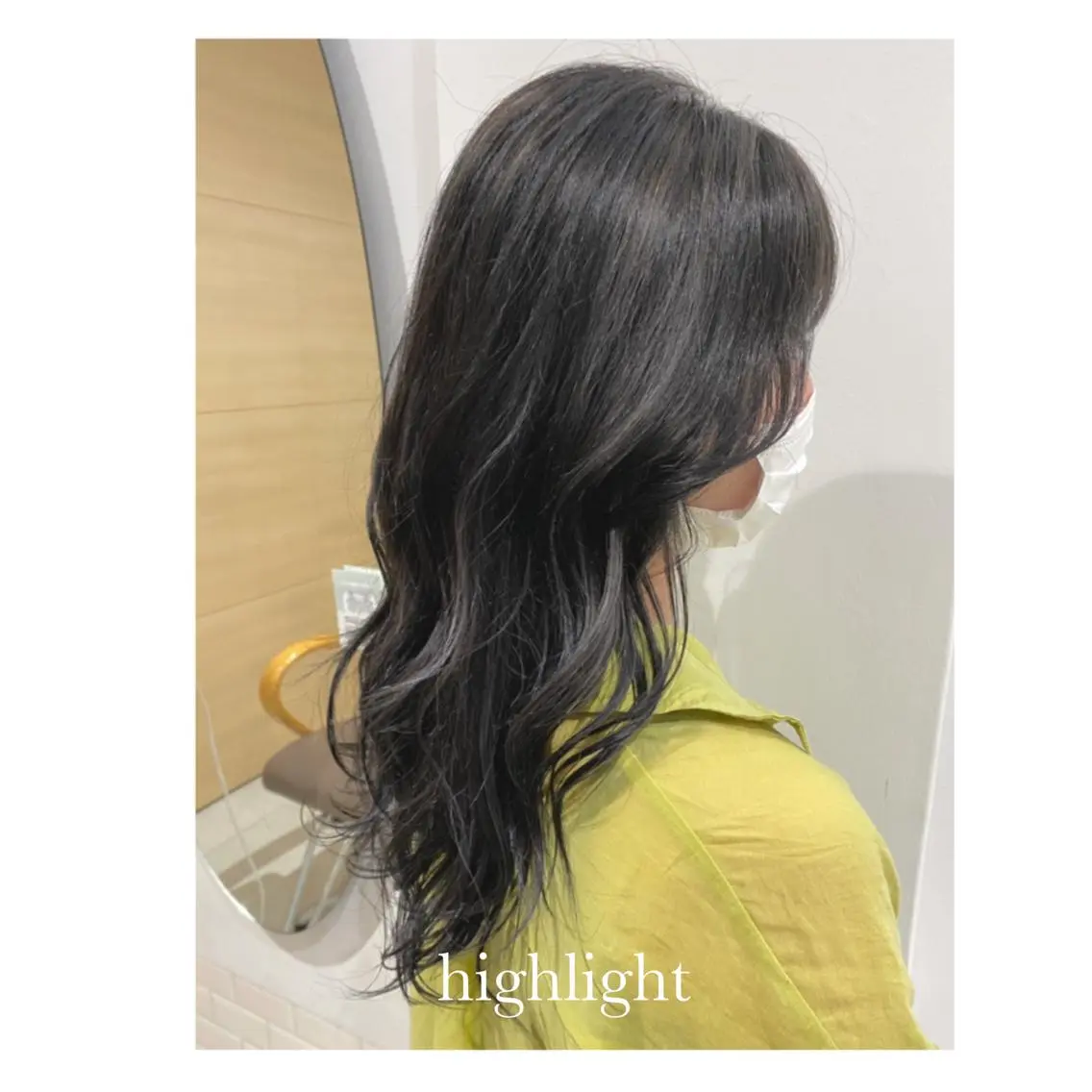 セミロング カラー Ida Akaneのヘアスタイル