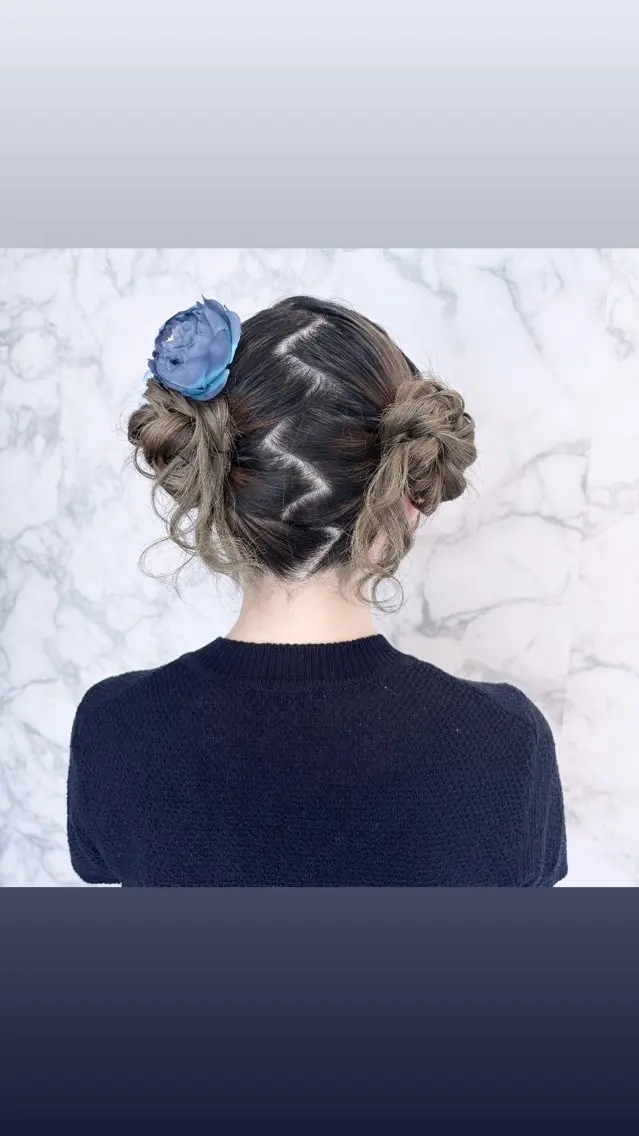 ヘアアレンジ ヘアセット 🐣‪かれん🍀/ 上尾のヘアスタイル