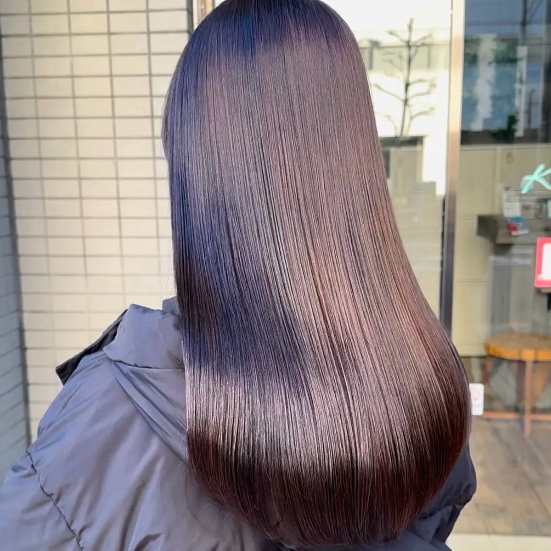 【ミディアム・ロング♡】うるツヤ韓国ヘア♪透明感カラー+カット+極上艶TRの写真