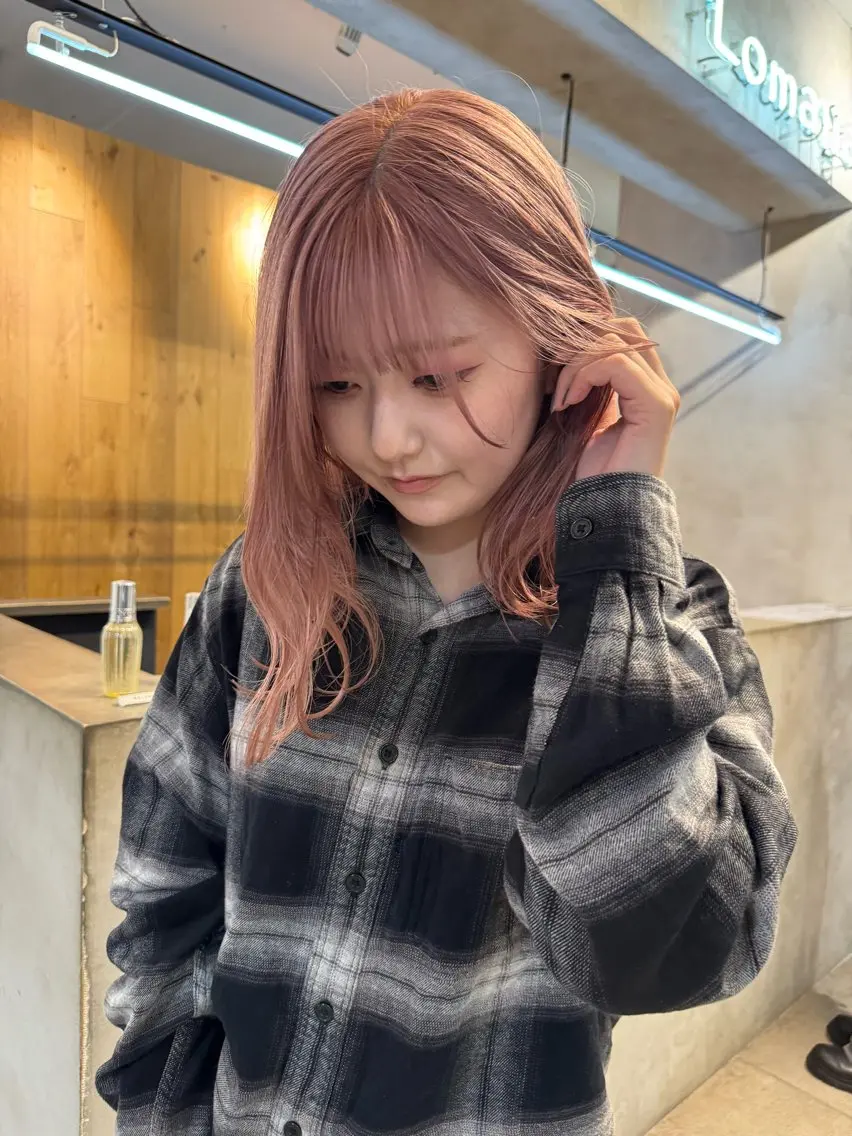 ロング カラー カット ヘアカラー トリートメント Lomalia 🤍🫧/makoのヘアスタイル