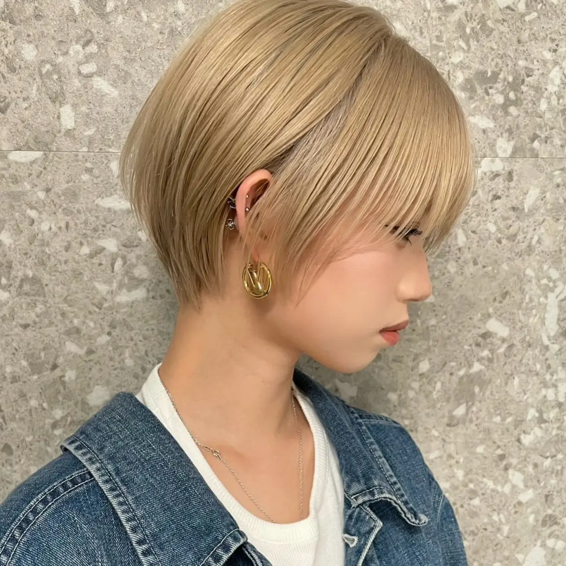 ショート ショートヘア ヘーゼルベージュ 🩰🤎miharuのヘアスタイル