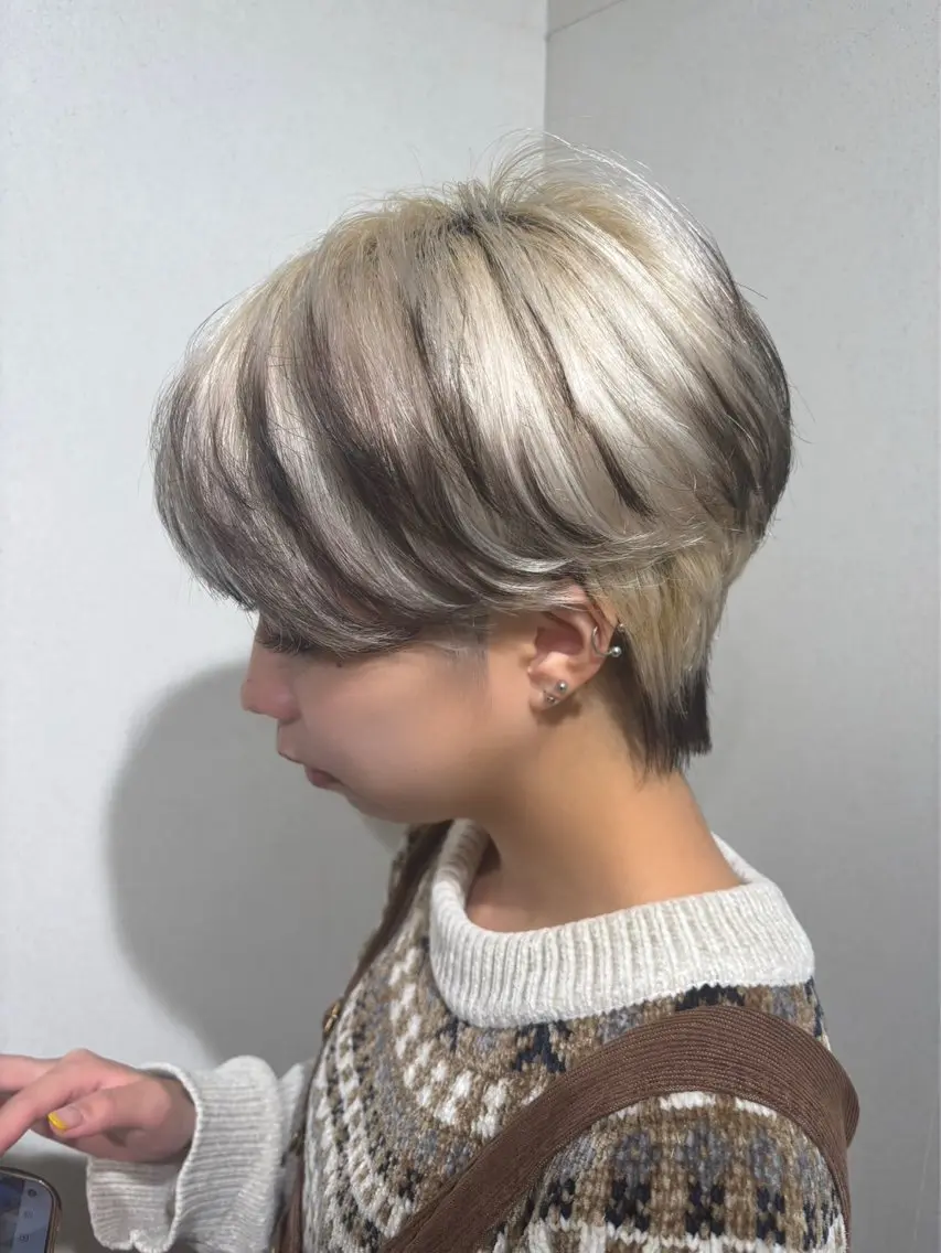 ショート カット ヘアカラー トリートメント BASSA野方店 ⭐️MANA⭐️のヘアスタイル