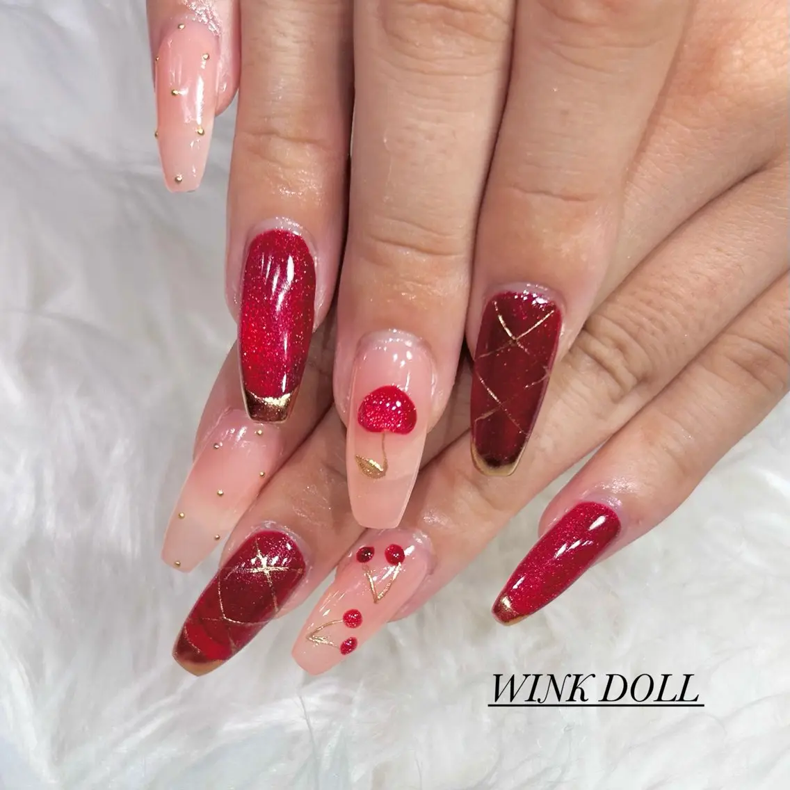 ネイル ハンドネイル WINK DOLL 🌹MIRAIのネイルデザイン