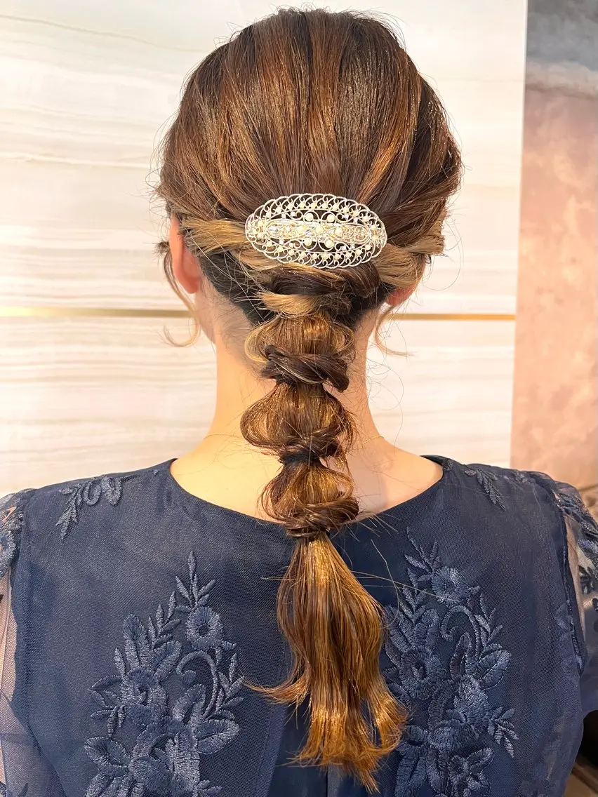 セミロング ヘアセット 🫧神田 桃歌🫧のヘアスタイル