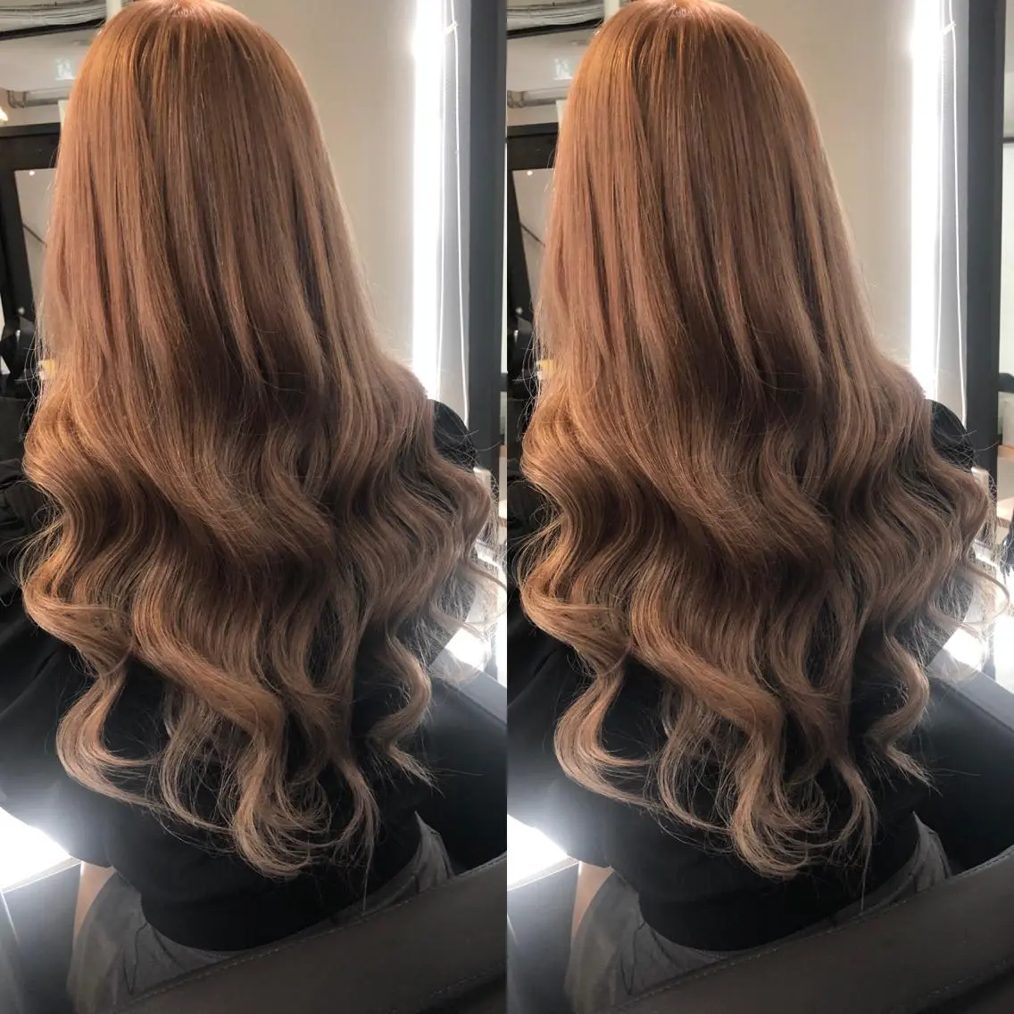 ロング カラー ヘアアレンジ ベージュカラー ミルクティーベージュ レイヤー/エクステ alpha下妻のヘアスタイル