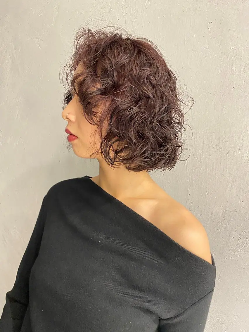 ショート カット パーマ トリートメント 吉武 茂暉のヘアスタイル