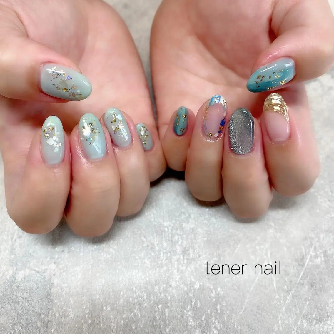 ネイル ニュアンスネイル テネルネイル tener nailのネイルデザイン