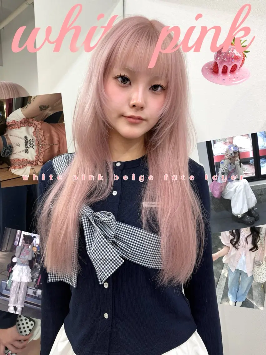 ロング カラー ベージュカラー ブリーチ ケアブリーチ デザインカラー ダブルカラー ヘアカラー トリートメント TATSUハイトーン ミルクティーベージュのヘアスタイル