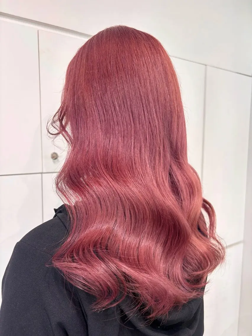 セミロング ヘアカラー ダブルカラー/ブリー チ🍀mizukiのヘアスタイル