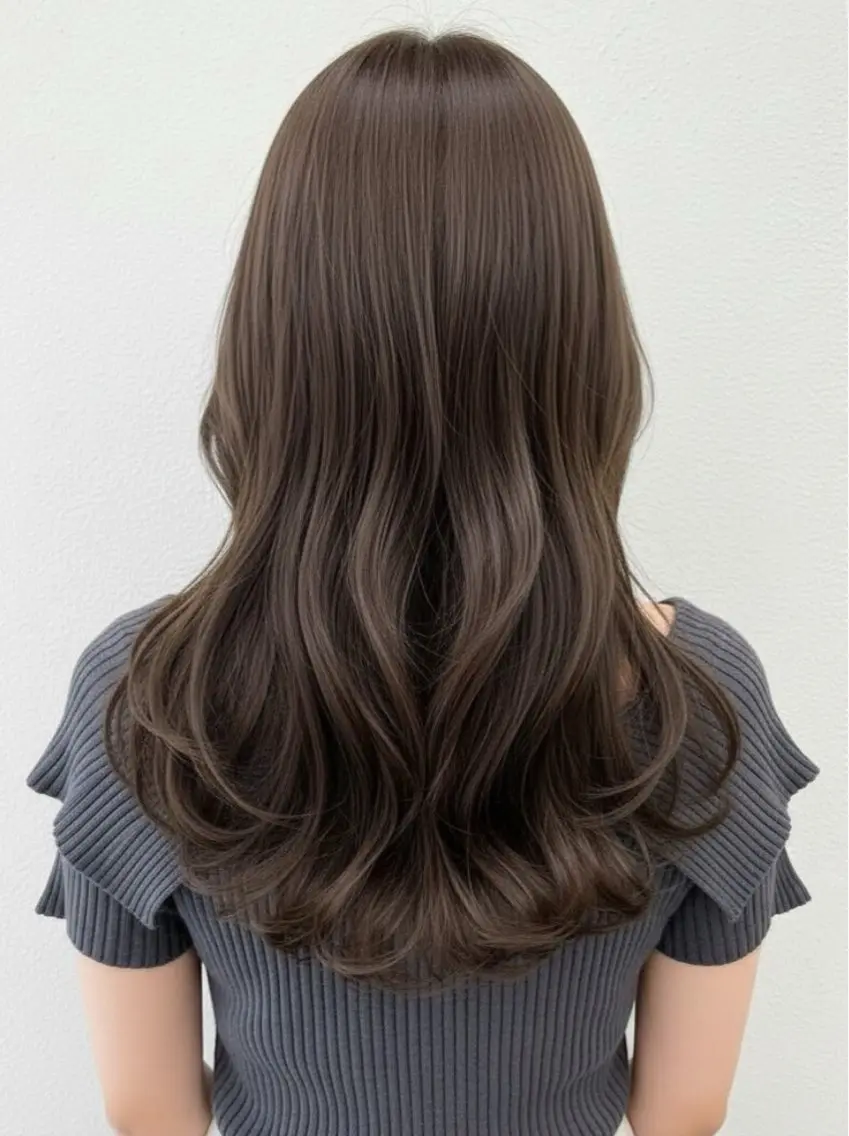 ロング カラー MAISON ema 🩵笹野 希里香のヘアスタイル