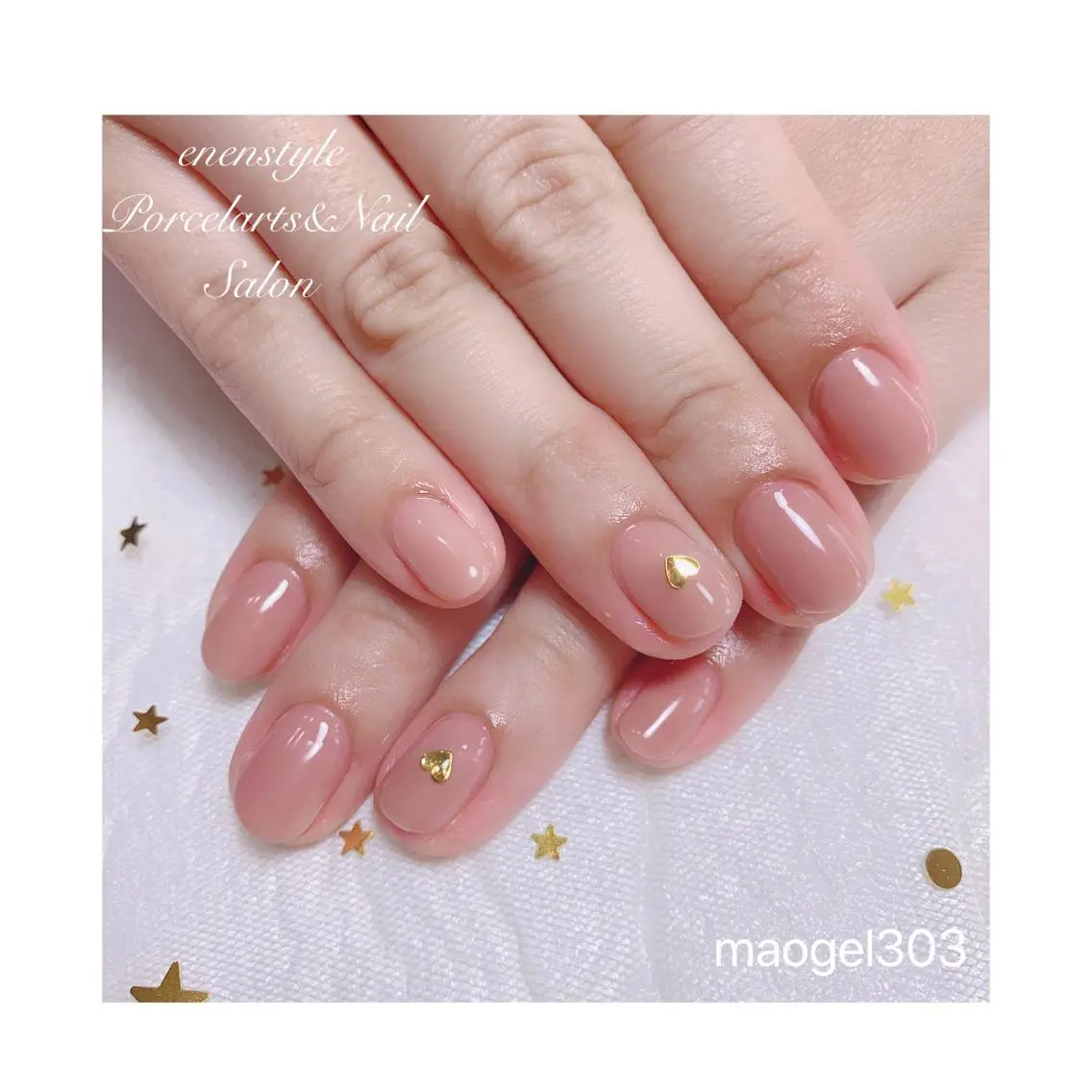 ショート ネイル ジェルネイル ニュアンスネイル オフィスネイル ワンカラーネイル パラジェル 🐾enen style 🐾のネイルデザイン