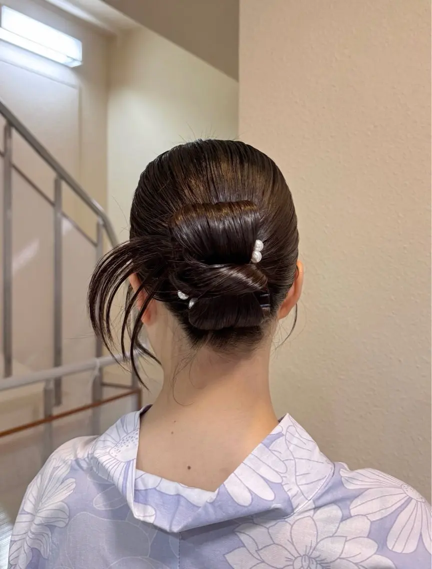 ヘアアレンジ ヘアセット Mila Chisaのヘアスタイル