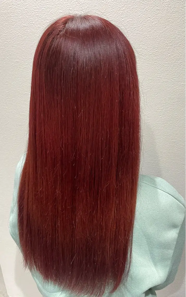 セミロング ヘアカラー anB Bのヘアスタイル