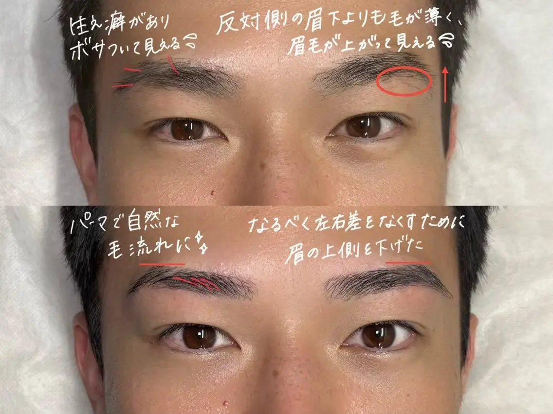 アイブロウ HIROMU ｜メンズ眉毛の眉毛・アイブロウイメージ