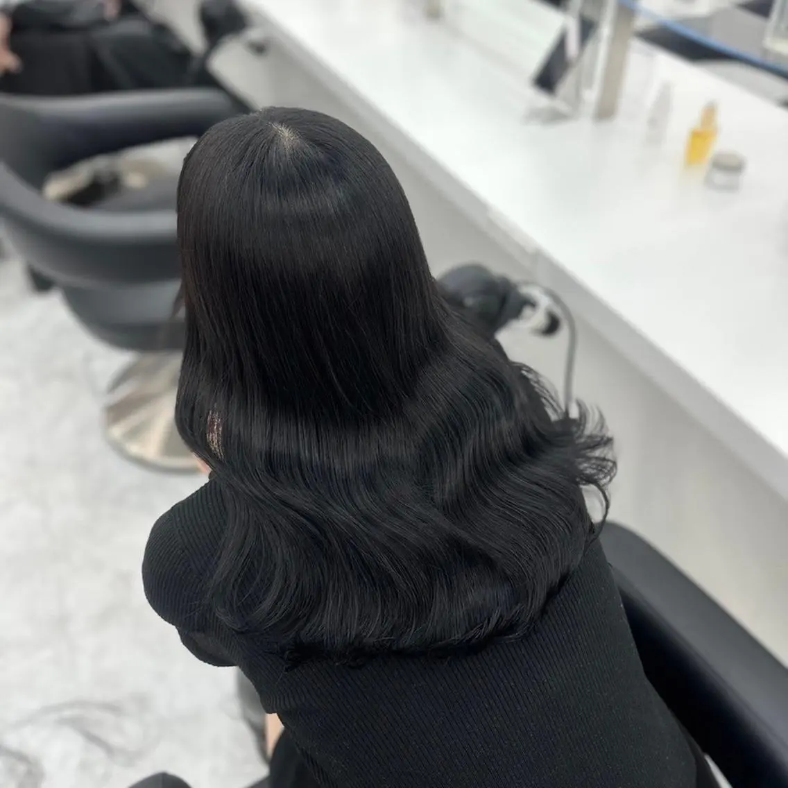 カラー ロング 韓国×愛されヘア 渋谷のヘアスタイル