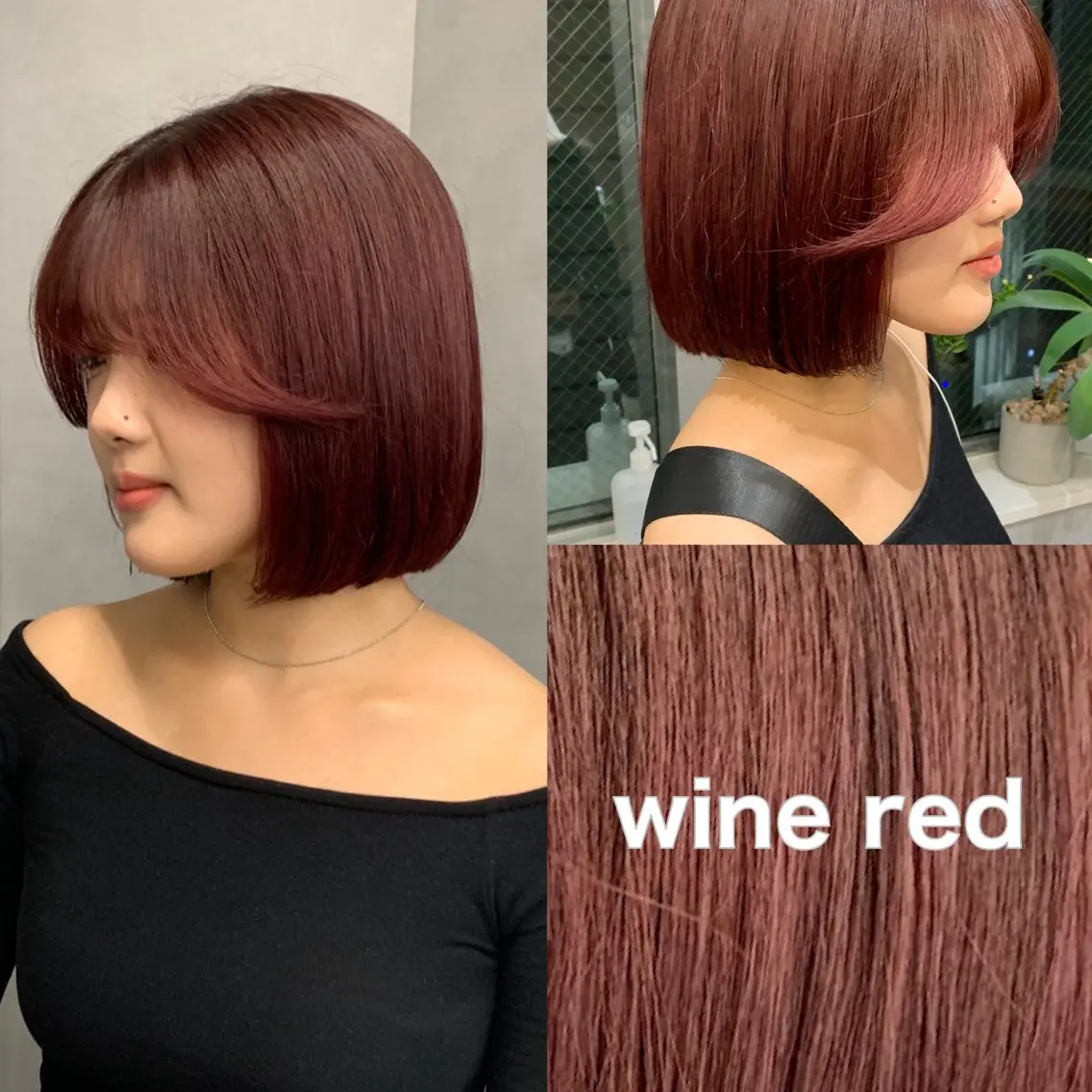 ショート カラー ボブ amu/ブリーチなし ダブルカラーのヘアスタイル