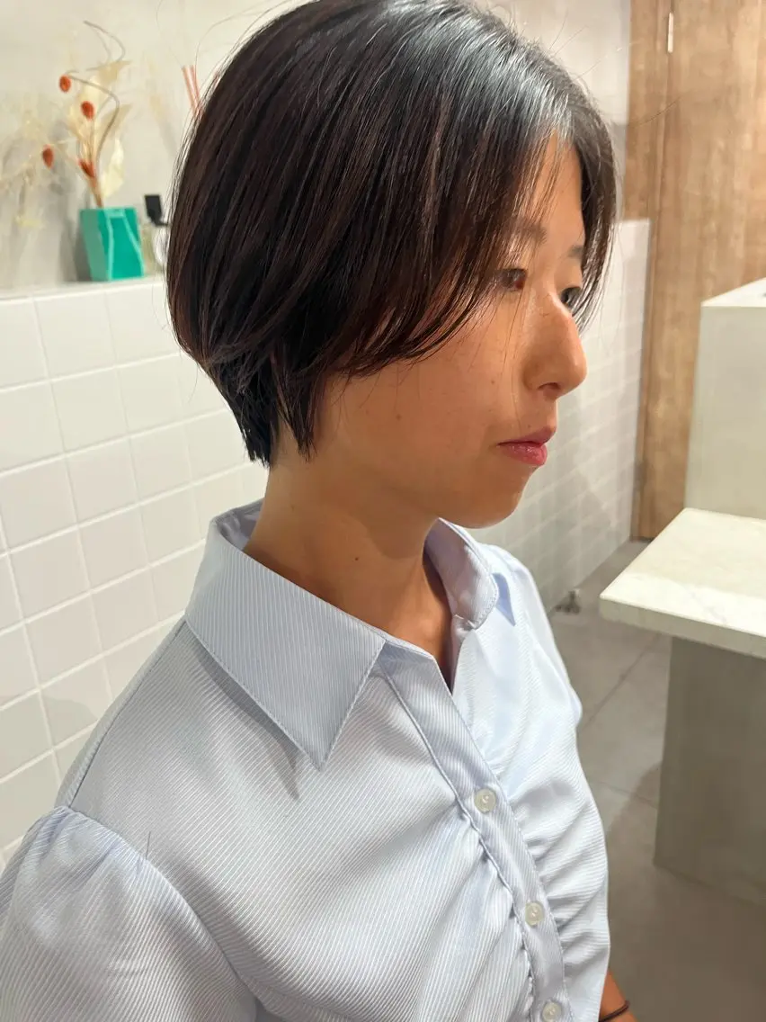 ショート ショートヘア anon Loemのヘアスタイル
