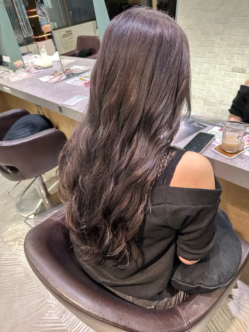 ロング 髪質改善 トリートメント ヘアカラー 札幌メンズ/盛れ艶髪 ハイトーン/網野制流のヘアスタイル