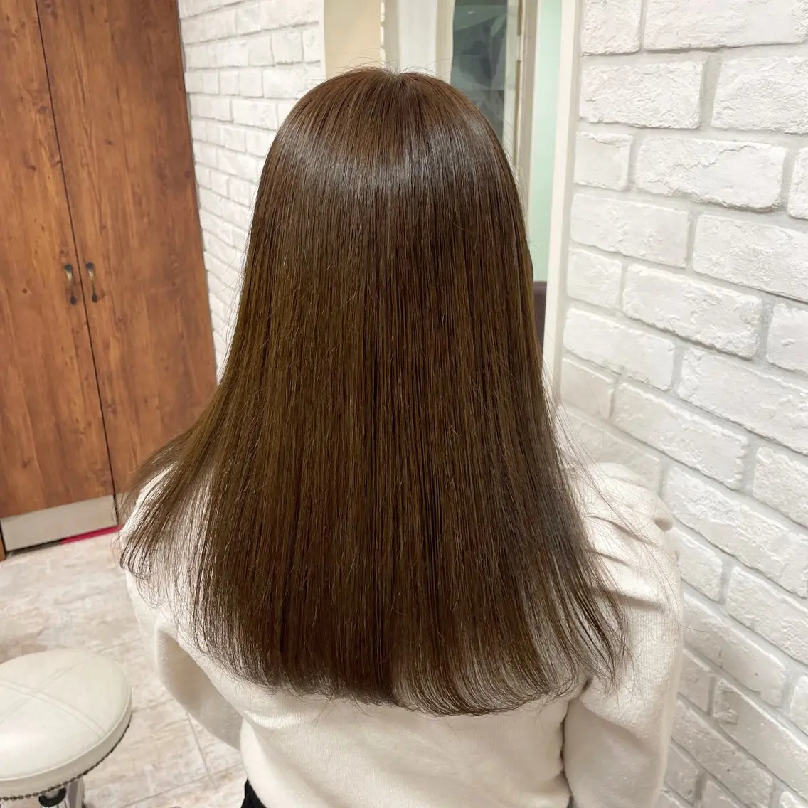 ロング カラー ベージュカラー オリーブベージュ ダブルカラー/ レイヤー🍒齋藤 澪のヘアスタイル