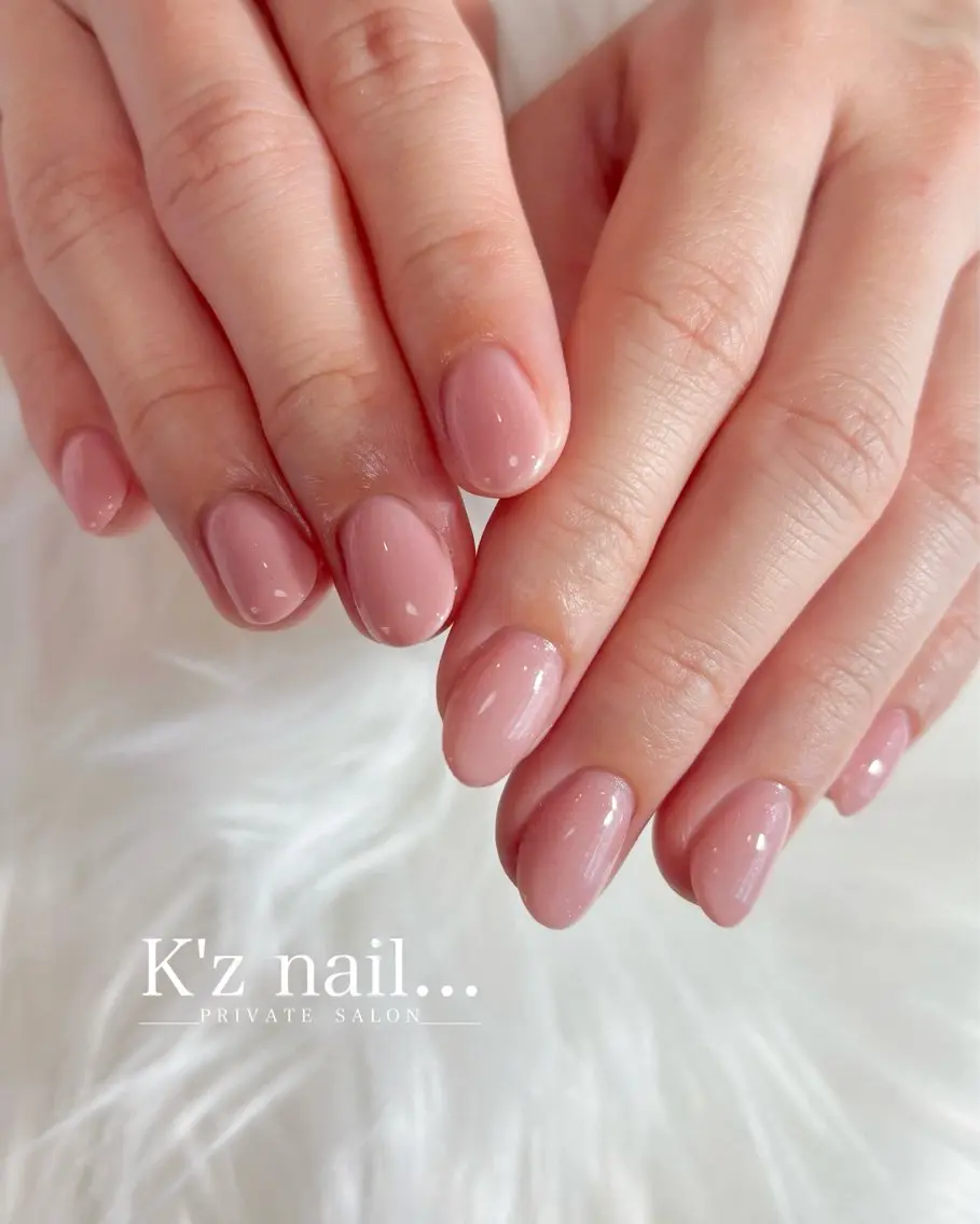 【ご新規様】ワンカラー💅¥5500→¥3700(オフ込み) 平日の午前中☀️限定価格❣️※指先5mm以上ロング料金の写真