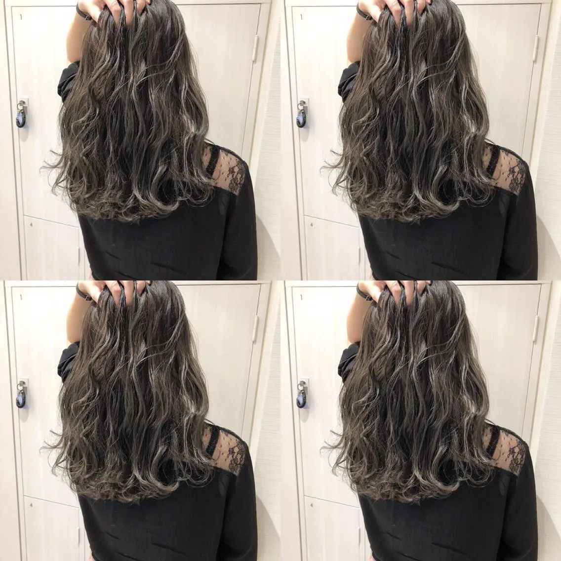 ロング カラー バレイヤージュ ブリーチ グラデーションカラー ハイライトカラー イルミナカラー 似合わせカット/ レイヤーカット/新谷のヘアスタイル