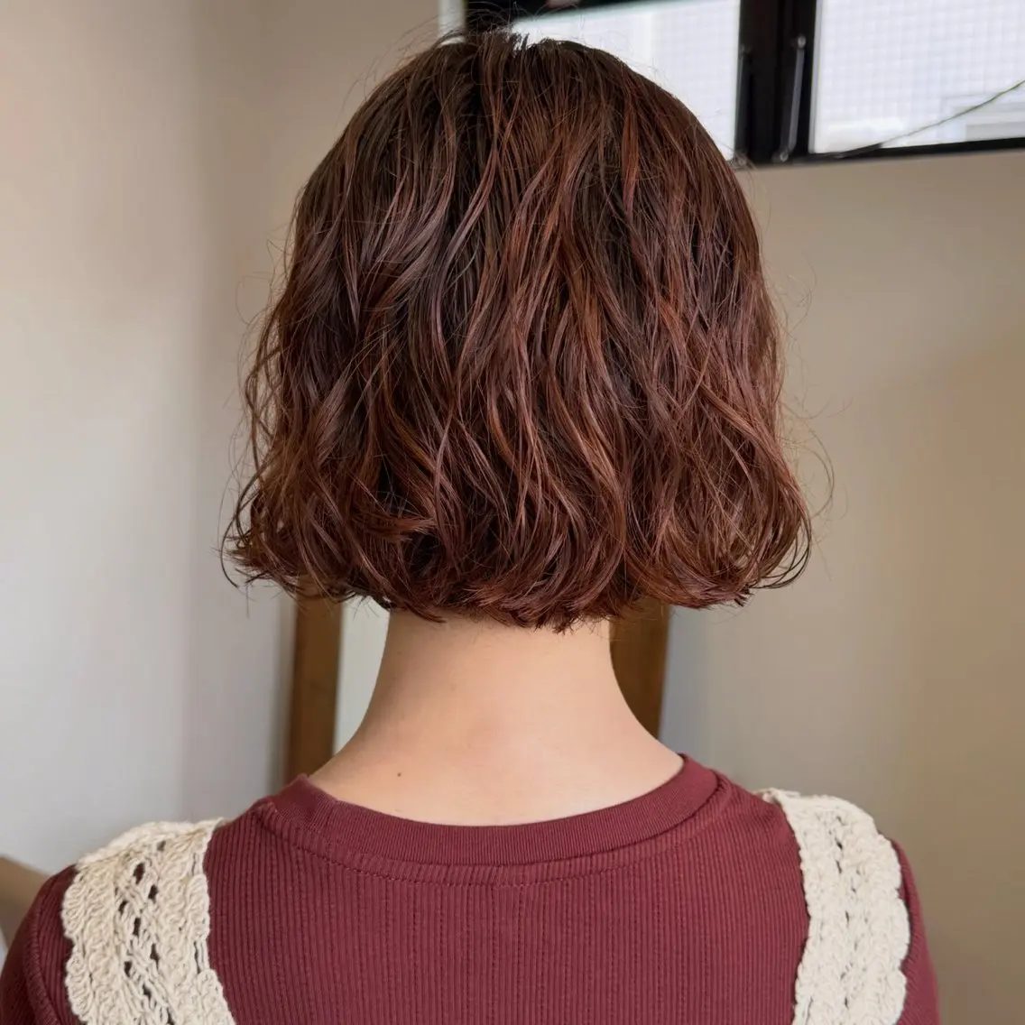 ミディアム パーマ カット パーマ ショート/ボブ kyokaのヘアスタイル