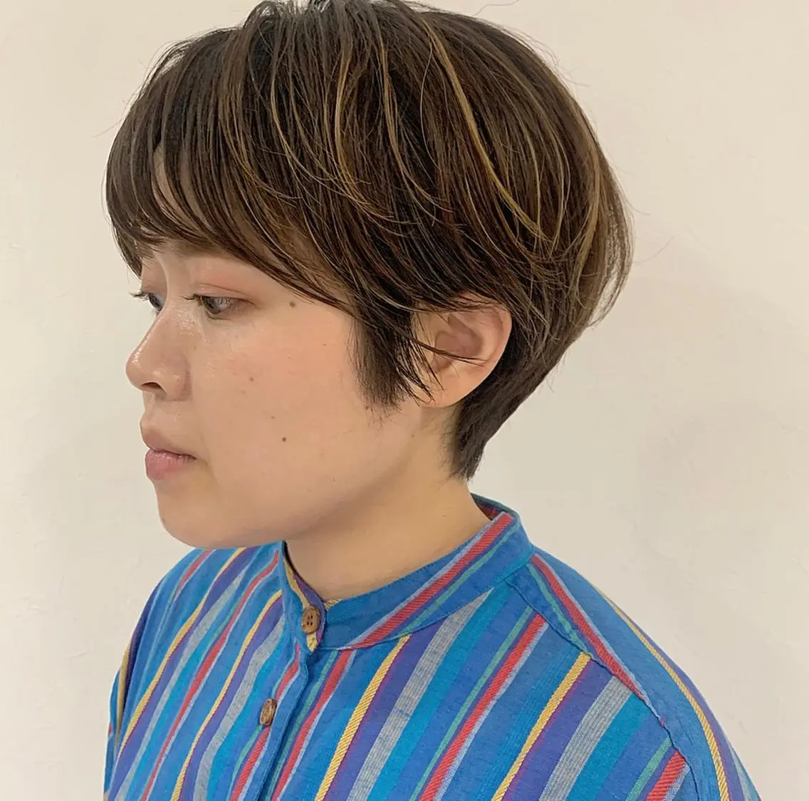 ショート オリーブベージュ きょうかのヘアスタイル