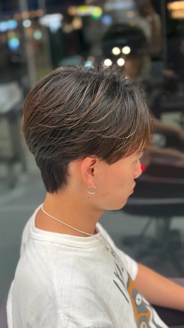 メンズ センターパート カット WILL 上村拳吾 似合わせ特化のヘアスタイル