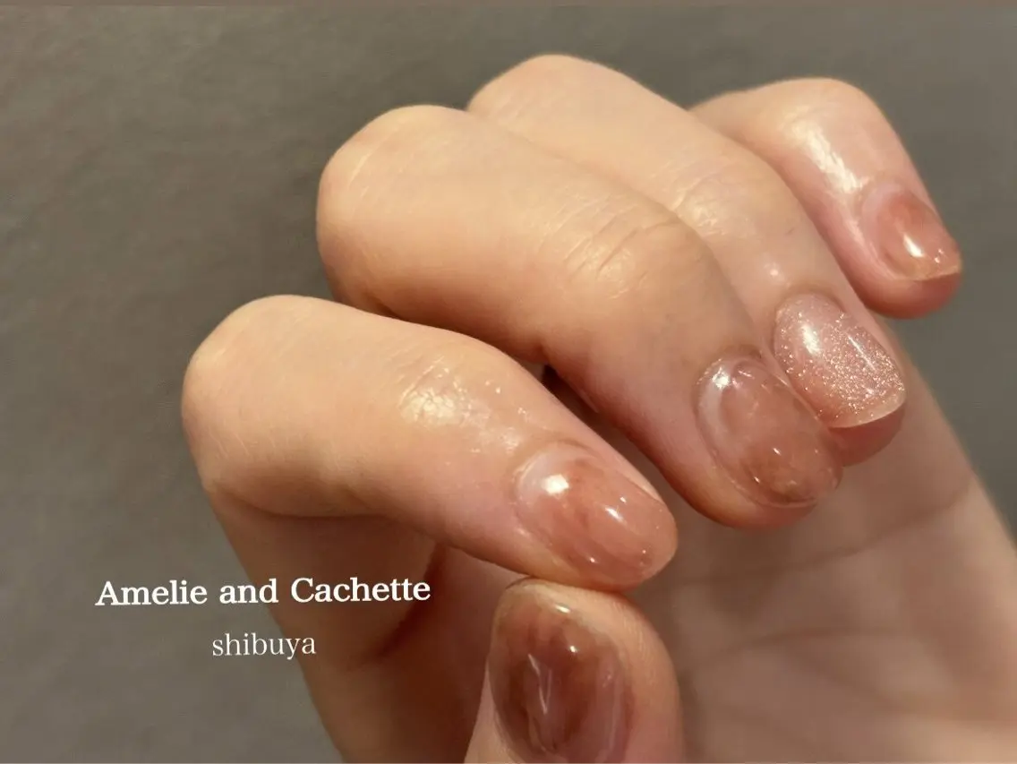 ネイル ニュアンスネイル Cachette aoiのネイルデザイン