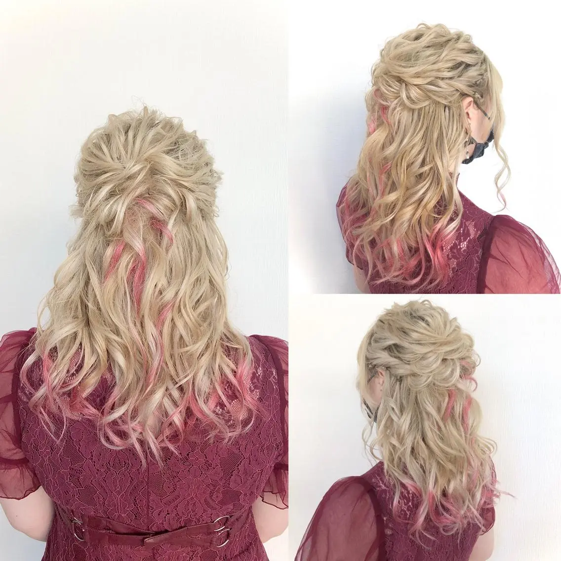 ロング カラー ヘアアレンジ メンズ キッズ ヘアセット ✨最強美容師✨ 💙にっしー西村💙のヘアスタイル