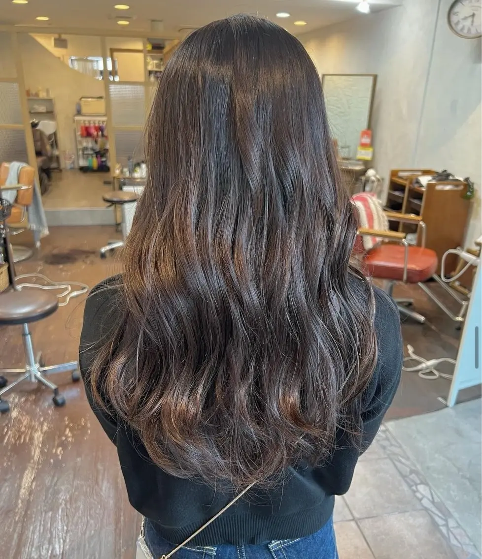 ロング こばやし あこのヘアスタイル