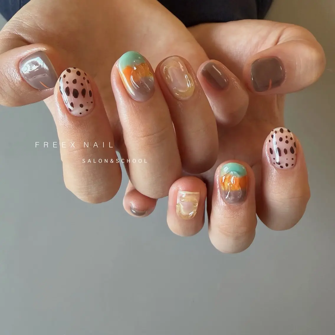 ネイル ニュアンスネイル ハンドネイル ハンドケア freex nail /ニュアンス/個性派のネイルデザイン