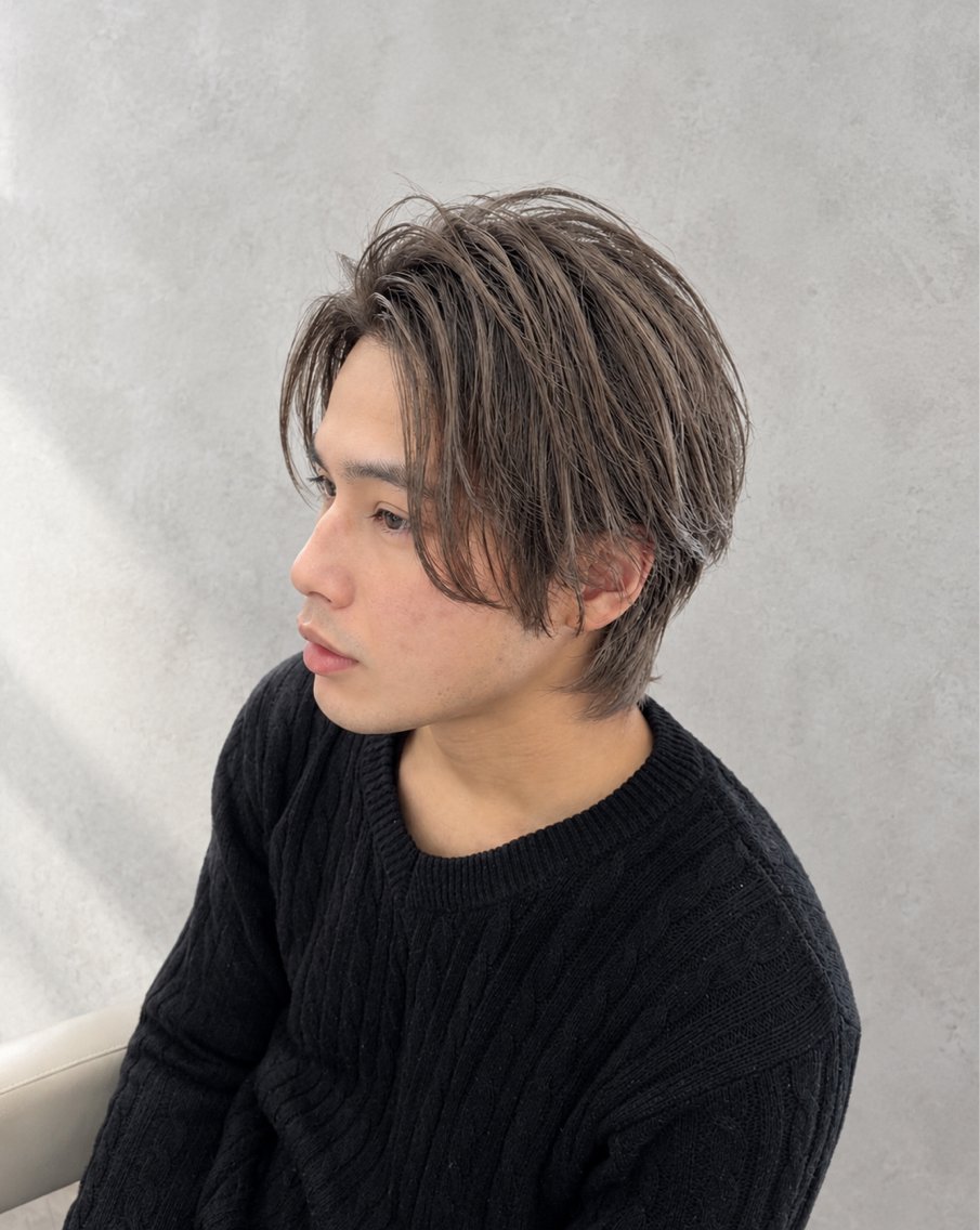 ミディアム カラー カット ヘアカラー トリートメント 艶髪カラー/髪質改善 細貝 舞利のヘアスタイル