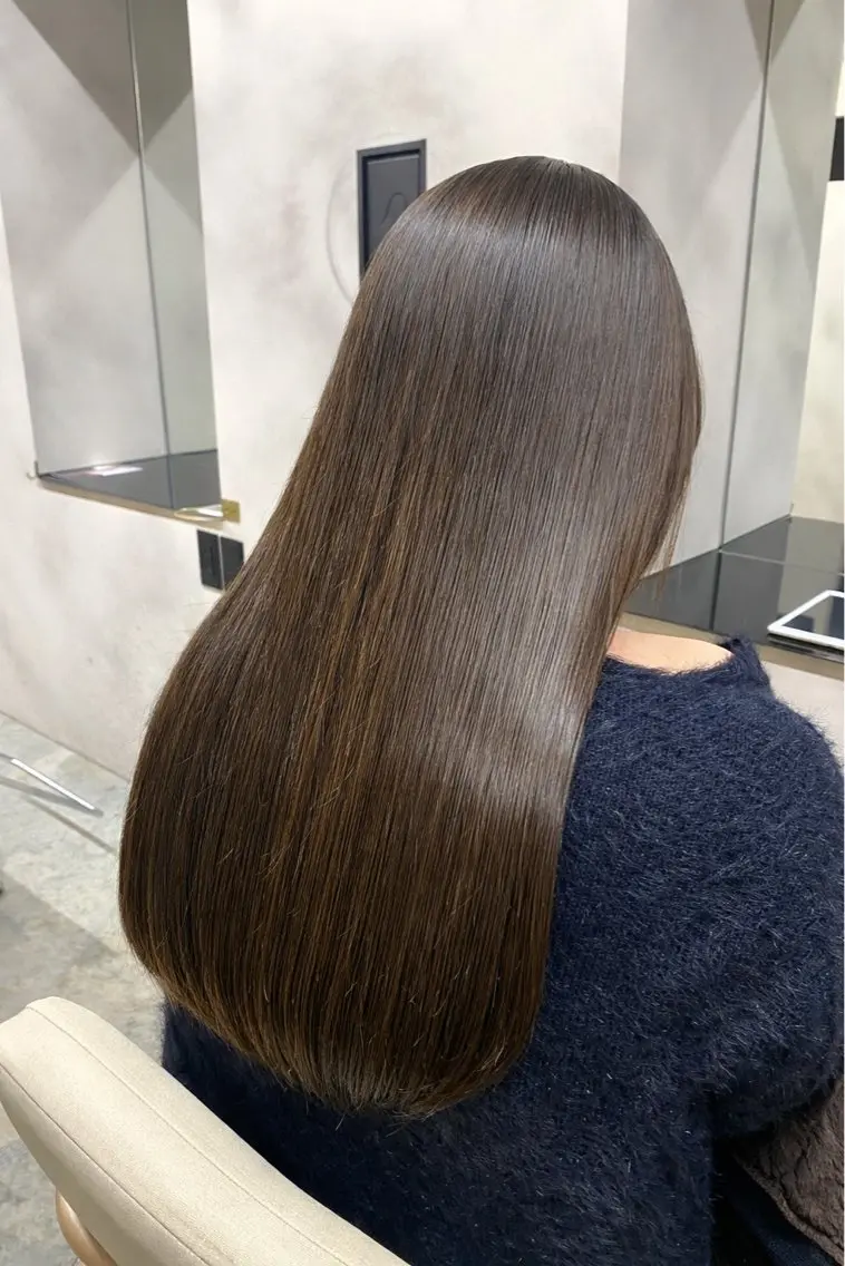 ロング カラー パーマ ヘアカラー 縮毛矯正 木村 蓮のヘアスタイル